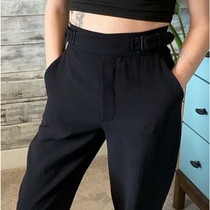 Wilfred size 2 straight leg crepe trouser in black